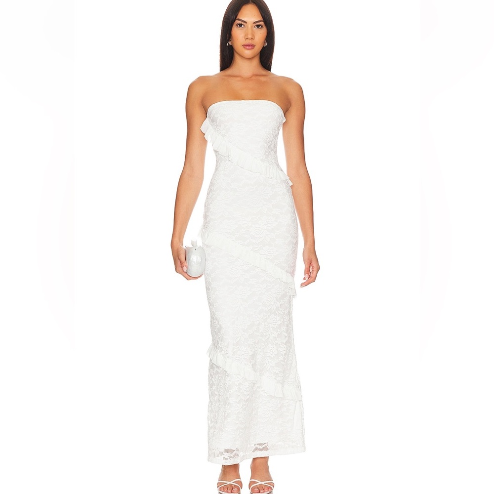 More To Come Xandra Maxi Dress in Ivory - size small